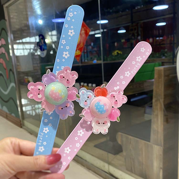 儿童手环发光有灯旋转啪啪圈图片