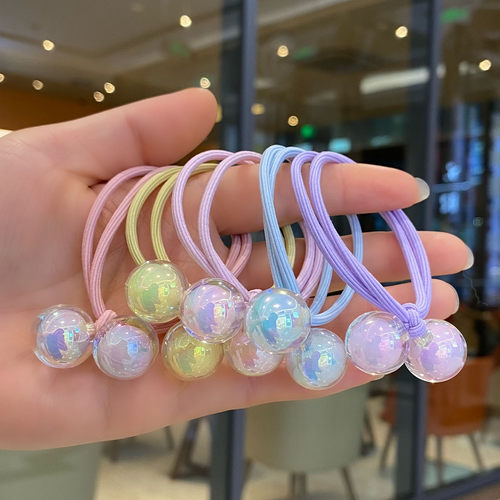 可爱夜光女孩扎头发绳发圈儿童