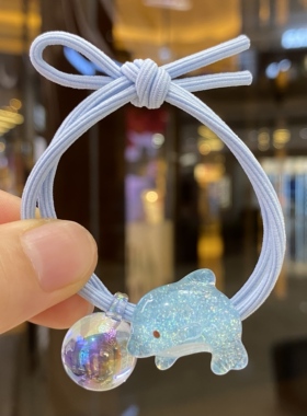 高弹力皮套多巴胺绑马尾发圈儿童