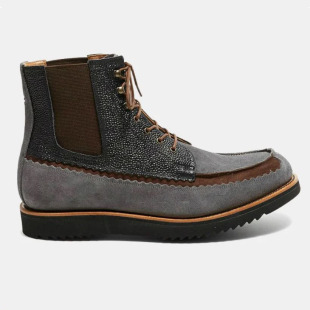 英国经典 厂牌Grenson 手工鞋 Snyder 男士 Todd 筒靴 复古款 皮靴