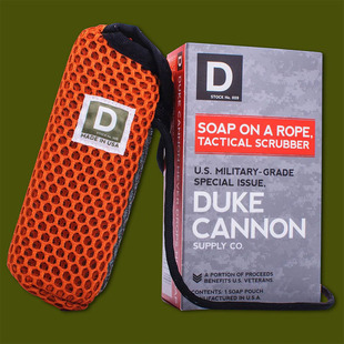 美国品牌 Duke Cannon 洗浴起泡袋 沐浴擦 洗浴棉 香皂收纳袋