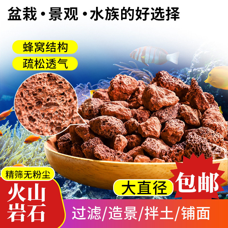 火山岩多肉兰花水族专用造景垫底古法鱼缸用大块过滤石火山岩铺面,农用物资,育苗/栽培基质,淘宝优惠券,粉丝福利购,淘宝优惠卷