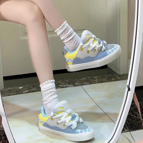 国潮小众原创面包鞋夏季透气