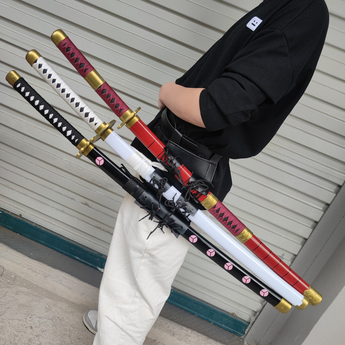索隆三刀流居合木刀武式刀玩具
