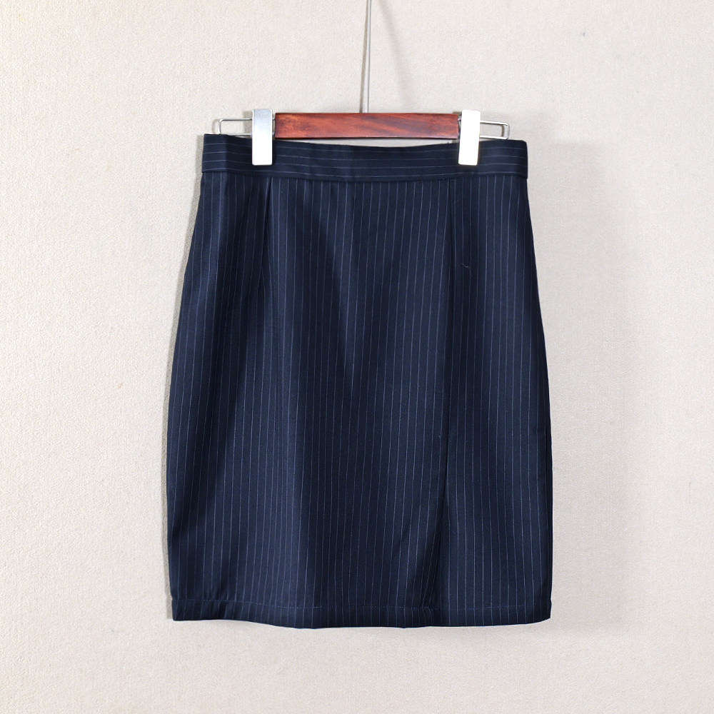 春秋季新款女装条纹拉链有内衬开叉半身裙子中裙时尚流行简约减龄,女装/女士精品,半身裙,淘宝优惠券,粉丝福利购,淘宝优惠卷