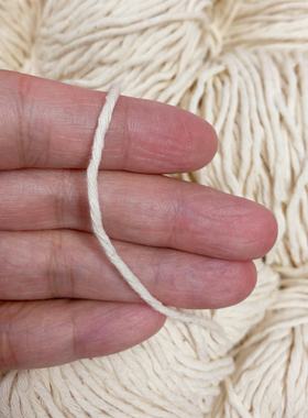 包邮钩花全棉棉线单股棉绳DIY编织饰品包手工刺子绣线流苏可染色