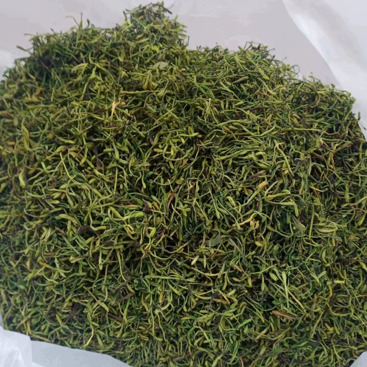 花茶湖南娄底新化紫鹊界高山金银花茶农家手工炒制新茶叶半斤包邮 - 实物图