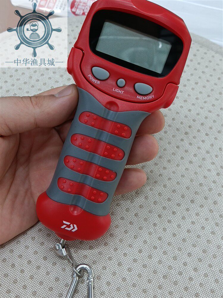 钓鱼电子鱼称日本DAIWA达瓦25KG多功能电子秤带鱼钩矶钓船钓秤