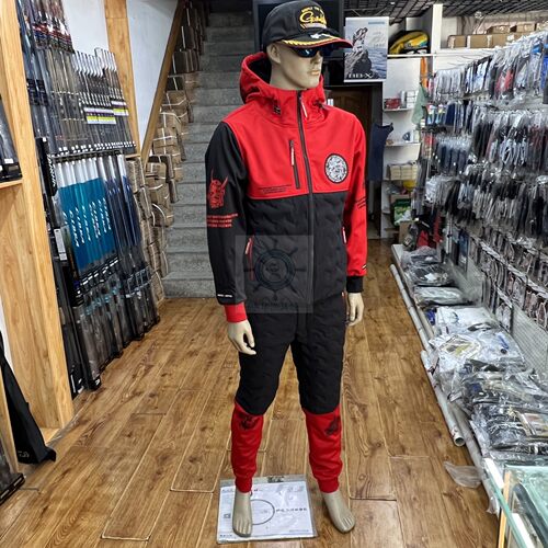 保暖套装日本TSURIMUSHA钓武者A017A018钓鱼服FS保暖防水垂钓服