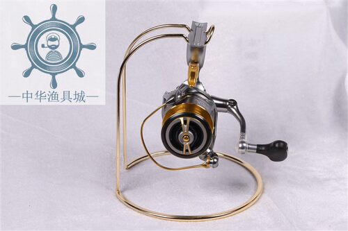 新款BELMONT鱼轮架MR-015矶钓海钓手刹轮纺车路亚轮不锈钢展示架