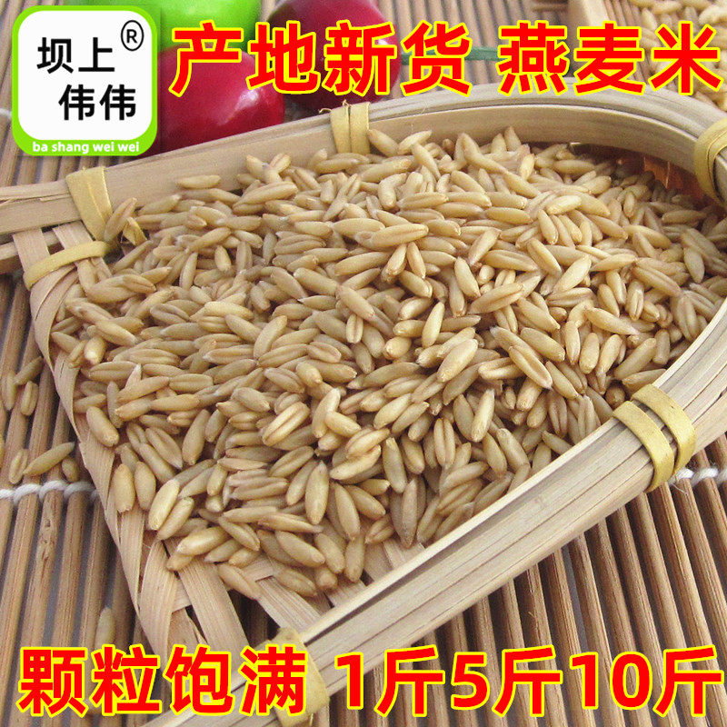 燕麦米新米坝上新货五谷杂粮生燕麦仁莜麦全胚芽1斤5斤10斤粗粮