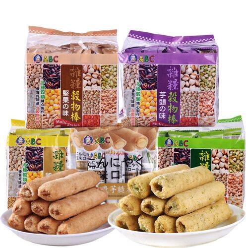 ABC杂粮谷物棒蛋黄味糙米卷