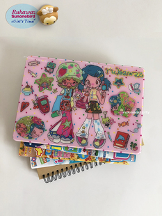 RUKAWAZx鸟鸟一原创复古可爱girls air 13寸满天星亮面保护壳 time适用苹果电脑笔记本Macbookpro