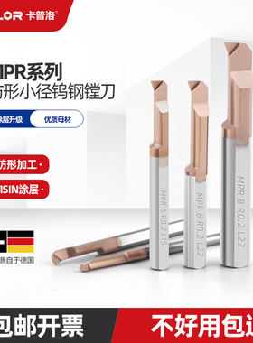 MPR小孔径镗刀钨钢仿形内槽刀数控内孔镗刀合金防震微型车刀 2-8
