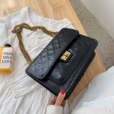 Сумка через плечо, брендовая вместительная и большая цепь, изысканный стиль