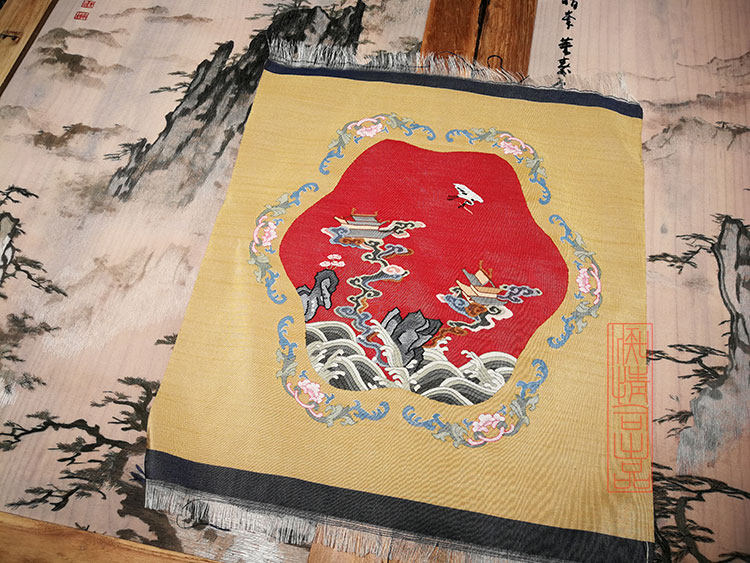 痴情司非遗缂丝手工真丝片面料布料汉服补团扇台屏故宫海屋添筹等