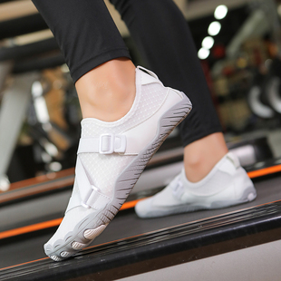 居家室内健身房运动鞋在家静音跳绳专用瑜伽软底动感单车跑步机鞋