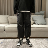 港风模特大码色男士印花裤黑色贴补休闲港风DSA012k233p50，男装休闲裤，星座415A（原A012）