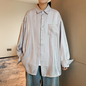 模特内景男士大码纯色浅色灰色潮流男薄DSA012cs22p45图片