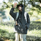 双面绿黑男士夹克外套上衣工装套头连帽复古秋季dsa012jk1001p80，男装夹克，星座415A（原A012）
