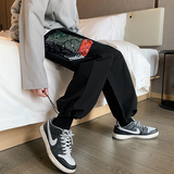 港风模特大码色男士贴补印花裤红绿休闲港风DSA012k233p50，男装休闲裤，星座415A（原A012）