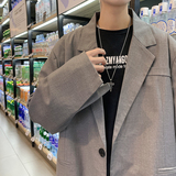 男士港风大码西服潮流浅灰男装韩版大dsa012xf901p80，男装西服，星座415A（原A012）