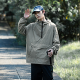 双面灰黑男士夹克外套上衣工装套头连帽复古秋季dsa012jk1001p80，男装夹克，星座415A（原A012）