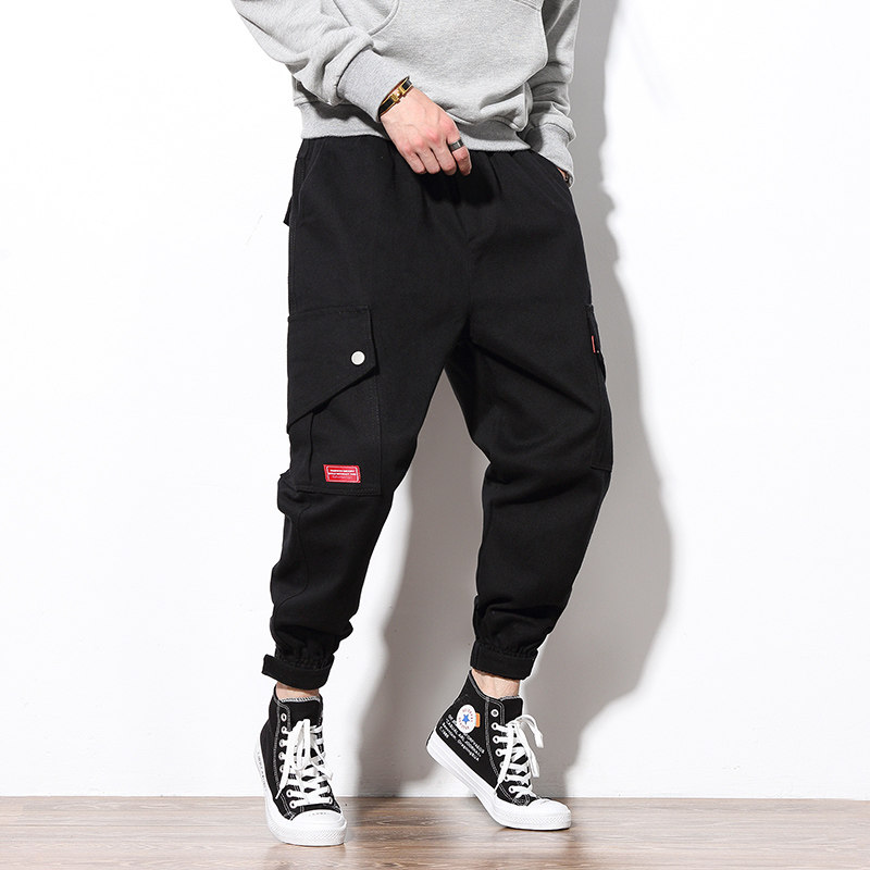 白墙板模特男黑色水成分棉工装裤日系DSA012k165p65,男装工装外套,星座415A（原A012）
