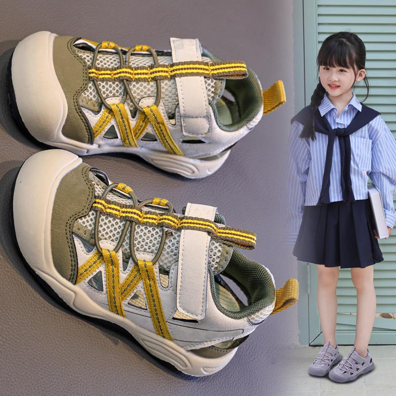 儿童溯溪鞋2026夏季男童防踢包头户外框子鞋女童镂空透气运动凉鞋