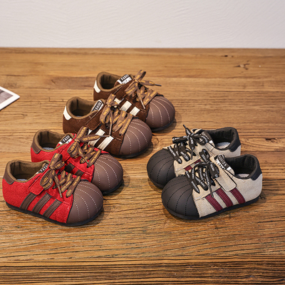 儿童鞋子2026春季新款软底防滑2-5岁3宝宝学步鞋男女童休闲勃肯鞋