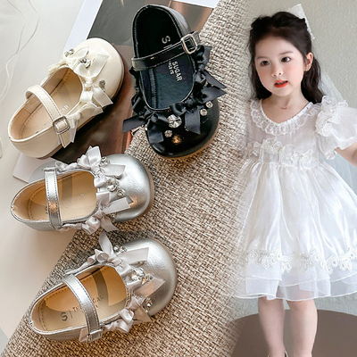 女童洋气公主鞋软食舒适单鞋皮鞋