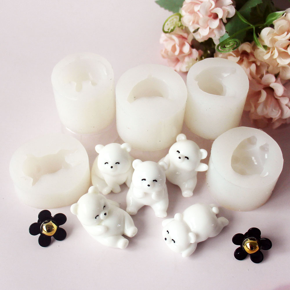 Diyclan超萌北极熊硅胶模具