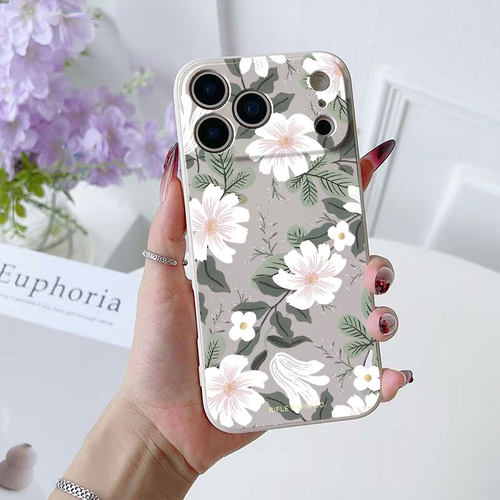 气质兰花iphone17防摔手机壳适用苹果16pro跨境14promax13少女15