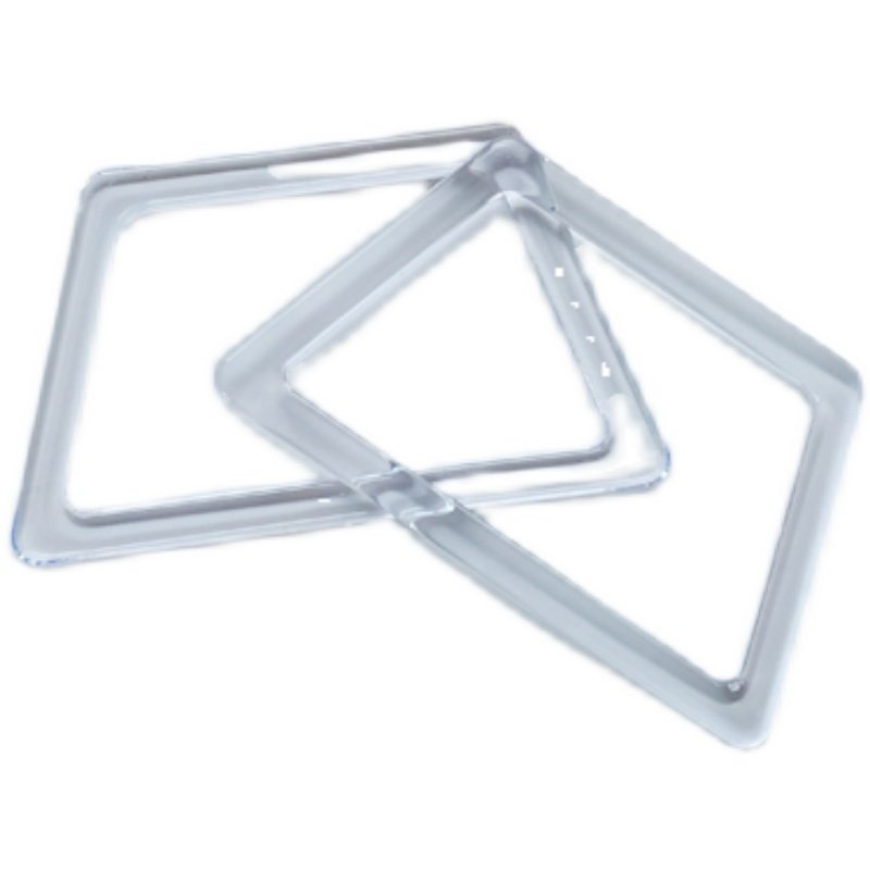 DIY ACRYLIC HANDLES TRAPEZOIDAL HANDLES HANDMADE FABRICS BEADED PATCHWORK WOVEN BAGS BAGS RINGS ACCESSORIES HAND HANDLES