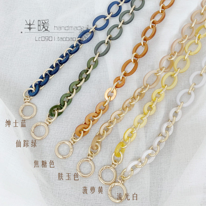 ACRYLIC RESIN CHAIN BAG BAG DECORATION CHAIN 60CM BAG CHAIN HANDHELD ARMPIT LADIES LUGGAGE CHAIN TRANSFORMATION CHAIN