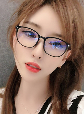 防蓝光眼镜女学生成品近视眼镜框时尚超轻手机防辐射无度数护目镜