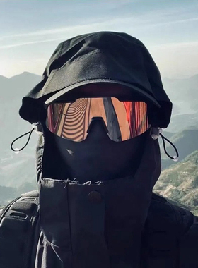 骑行防风护目镜女户外登山防蚊虫墨镜防晒个性连体运动太阳镜男款