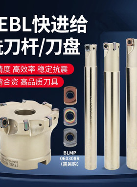 TEBL06快进给双面铣刀杆特固克BLMP0603R刀片数控开粗面铣刀盘