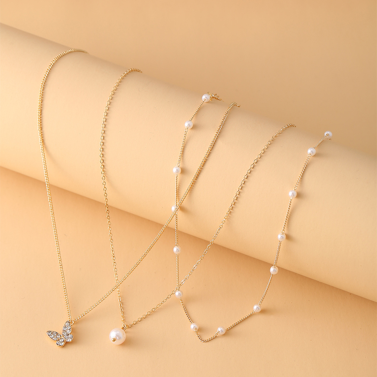 accessories jewelry Pearl clavicle chain Necklaces women项炼