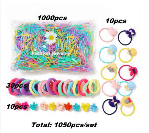 MACARONE RUBBER BAND COMBINATION HAIRPIN LEATHER BAND