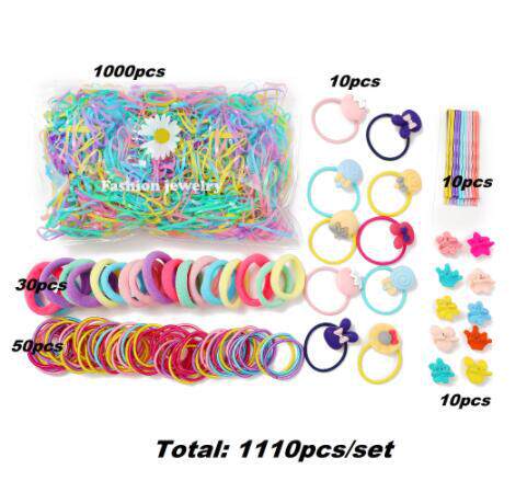 MACARONE RUBBER BAND COMBINATION HAIRPIN LEATHER BAND