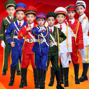 儿童男女国旗班护旗手少先队升旗手中小学生仪仗队乐队护卫队服装