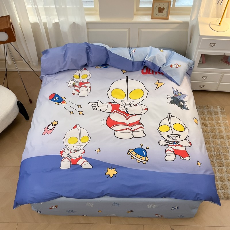 奥特曼正品全棉被套单件100%纯棉单双人学生卡通1.5米被罩200x230