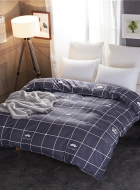 简单爱被套单件单双人化纤涤纶简约被罩1.5米1.8m200cmx230cm2.2m