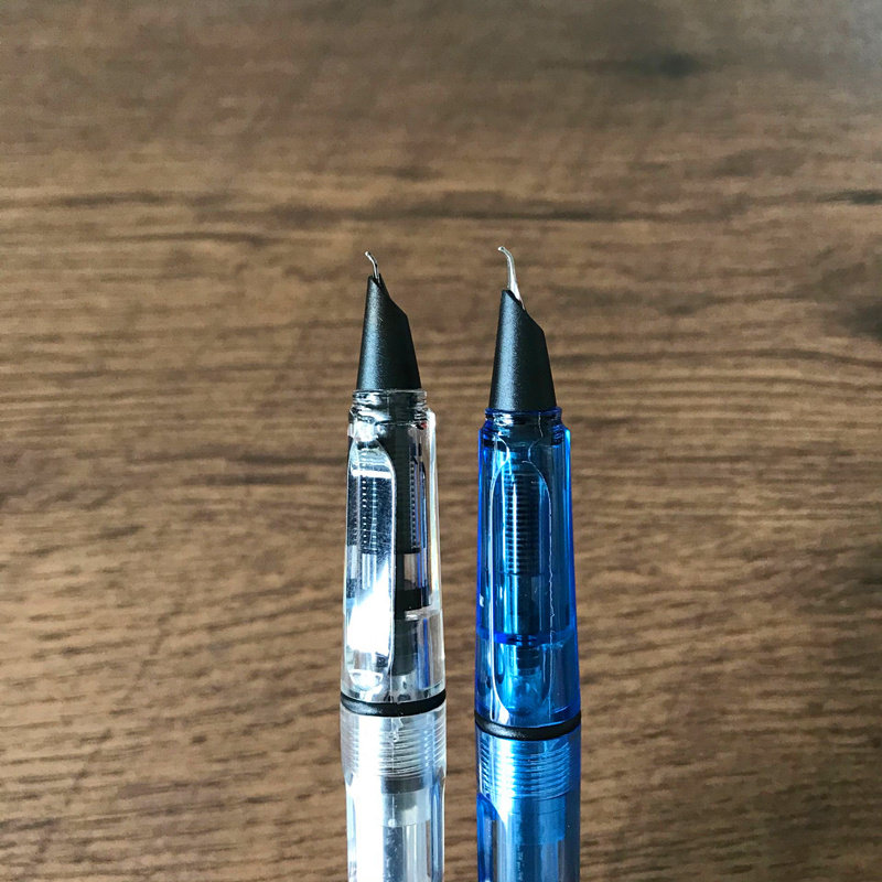 （送笔尖）透明杆弯尖美工钢笔学生绘图美术素描弯头硬笔书法笔