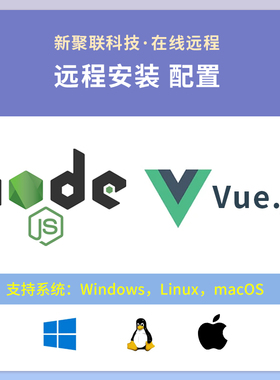 node/vue/npm/vuecli脚手架远程安装配置调试代码项目部署nodejs