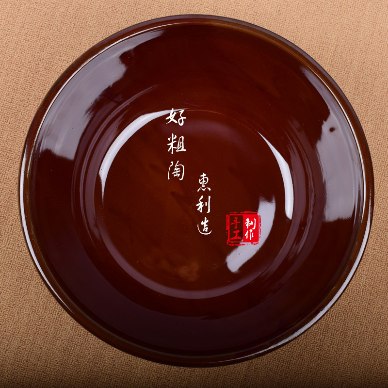 和面盆陶瓷家用大号发面盆揉面盆晒酱盆花盆瓷盆厨房老式活面盆