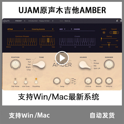 虚拟吉他手uJAM第一代AMBER
