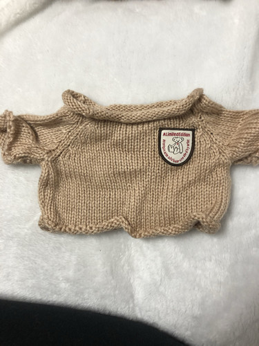 35cm45cm娃衣棕勋章毛衣棕色短裤酷炫套装棉花娃娃衣服胖胖体可穿