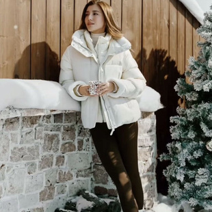 秦岚同款 抗寒面包滑雪服 羽绒服女装 保暖不臃肿